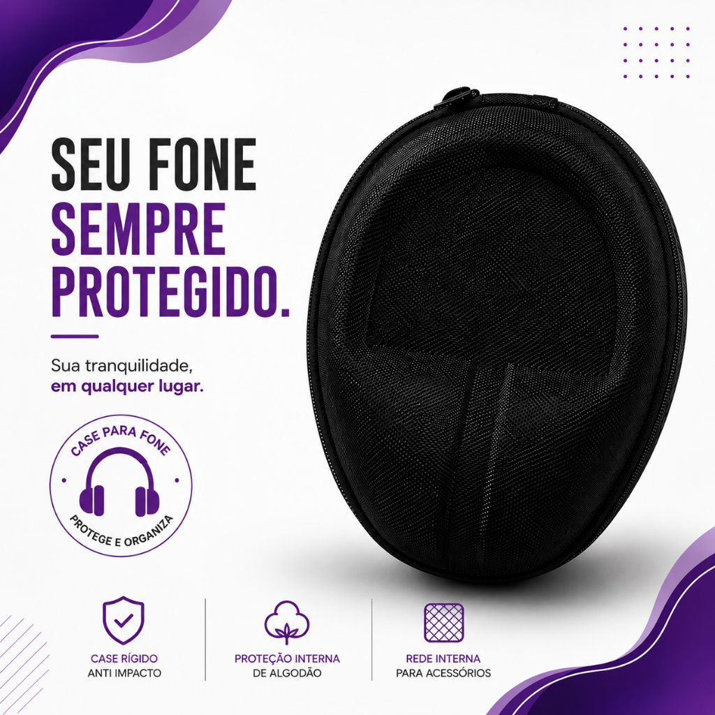 Hardcase Case Para Headphones Beats (Veja As Medidas Nas Fotos Do Anuncio)