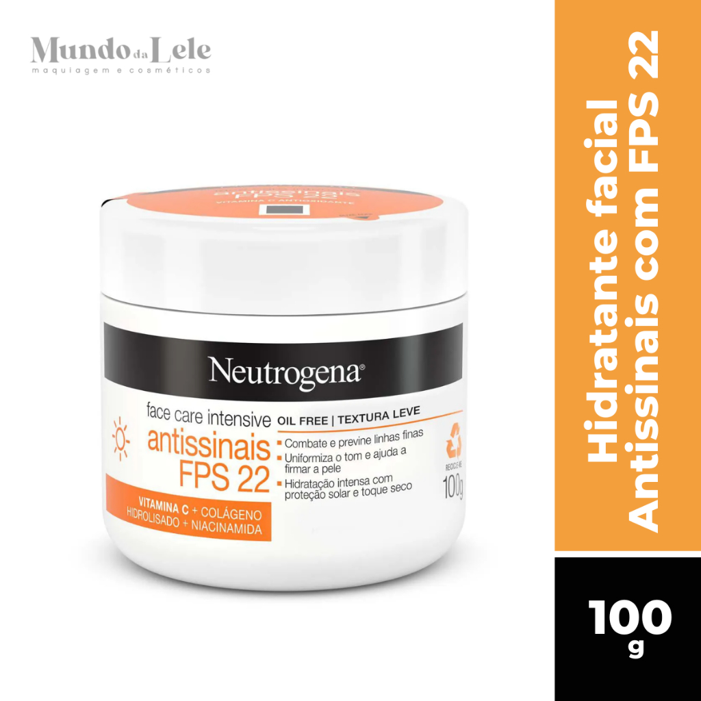 Neutrogena Creme Facial Antissinais Vitamina C Fps22