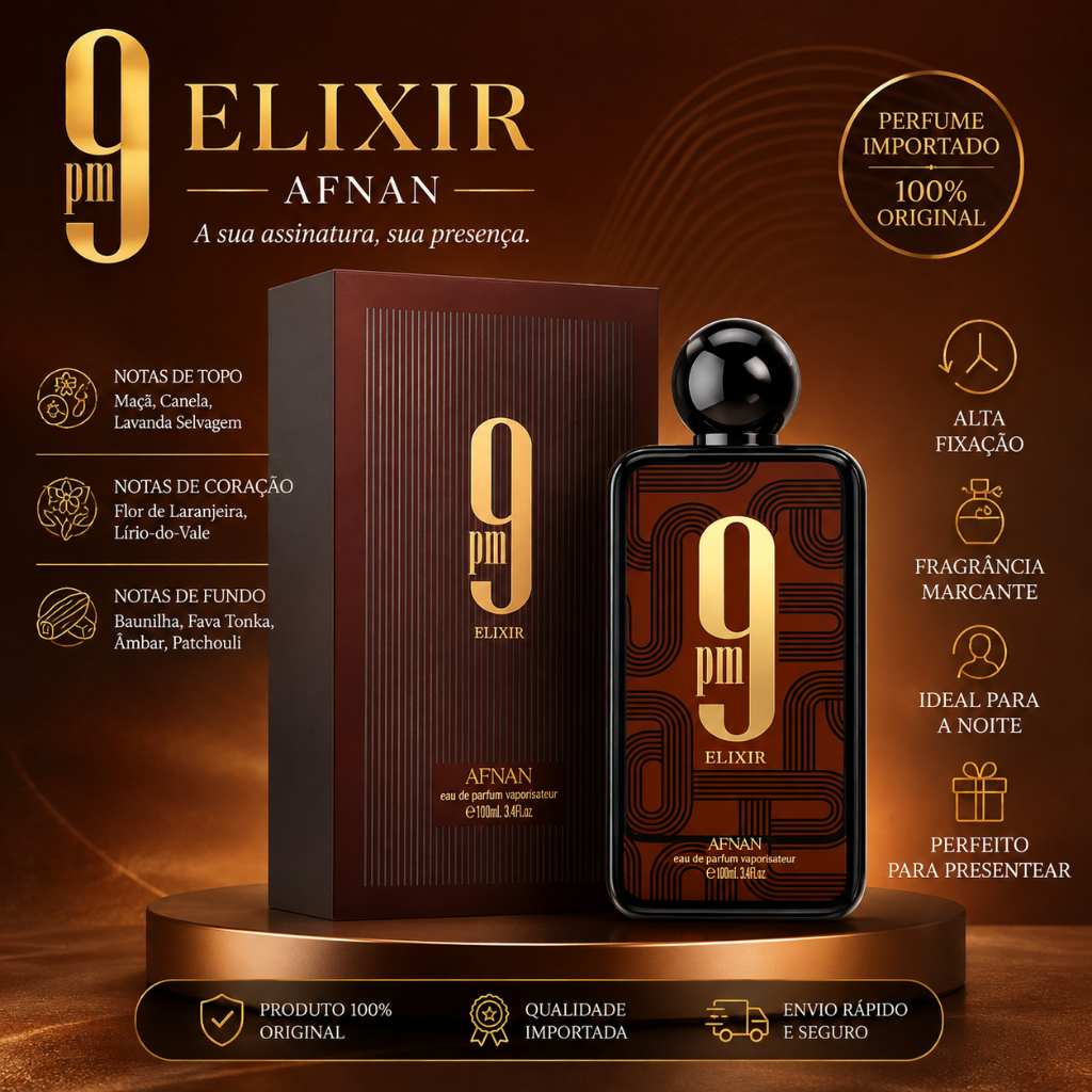 Perfume Afnan 9Pm Elixir Parfum Intense 100ml