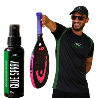 Cola Grip Spray Desfibrila Raquete de Tênis, Beach Tennis e Padel · Antiderrapante, Alta…