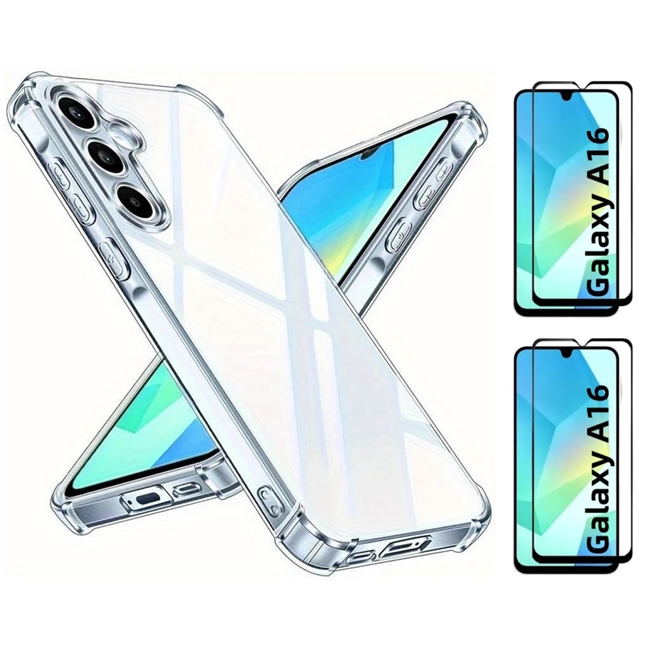 Capa Capinha Anti Impacto + 2 Peliculas de Vidro 3D para Samsung Galaxy A16