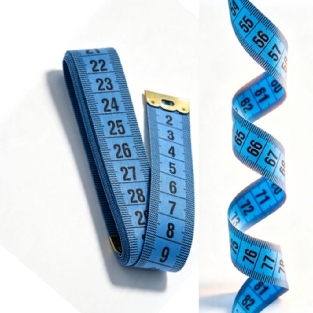 Fita Métrica Modelagem Costura Fita Métrica Flexível 1.50m Corporal/Cintura/Braço