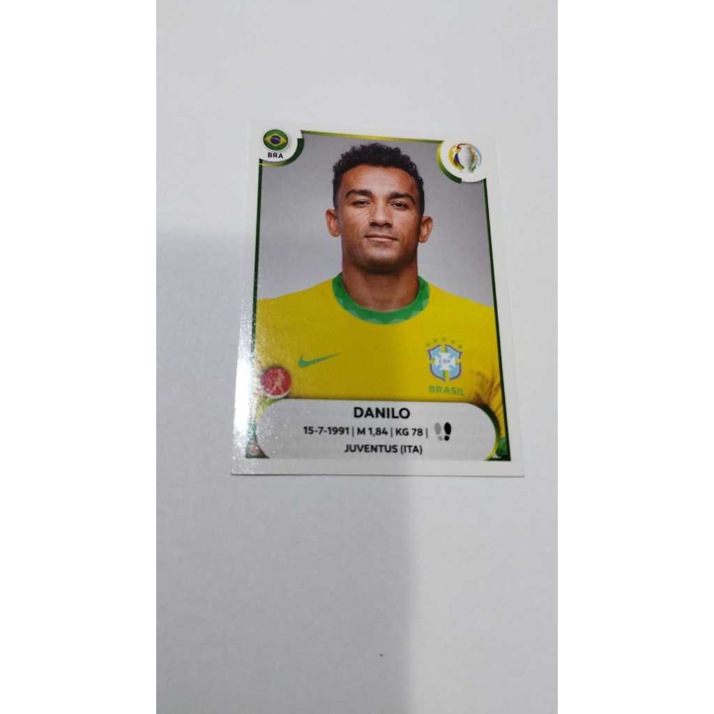 PANINI FIGURINHA NOVA E ORIGINAL JOGADOR DANILO DA SELEÇÃO BRASILEIRA COPA AMÉRICA 2021 FIGURINHAS