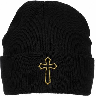 Touca Gorro Cruz Bordado Personalizado Cristo Frio Inverno Unissex