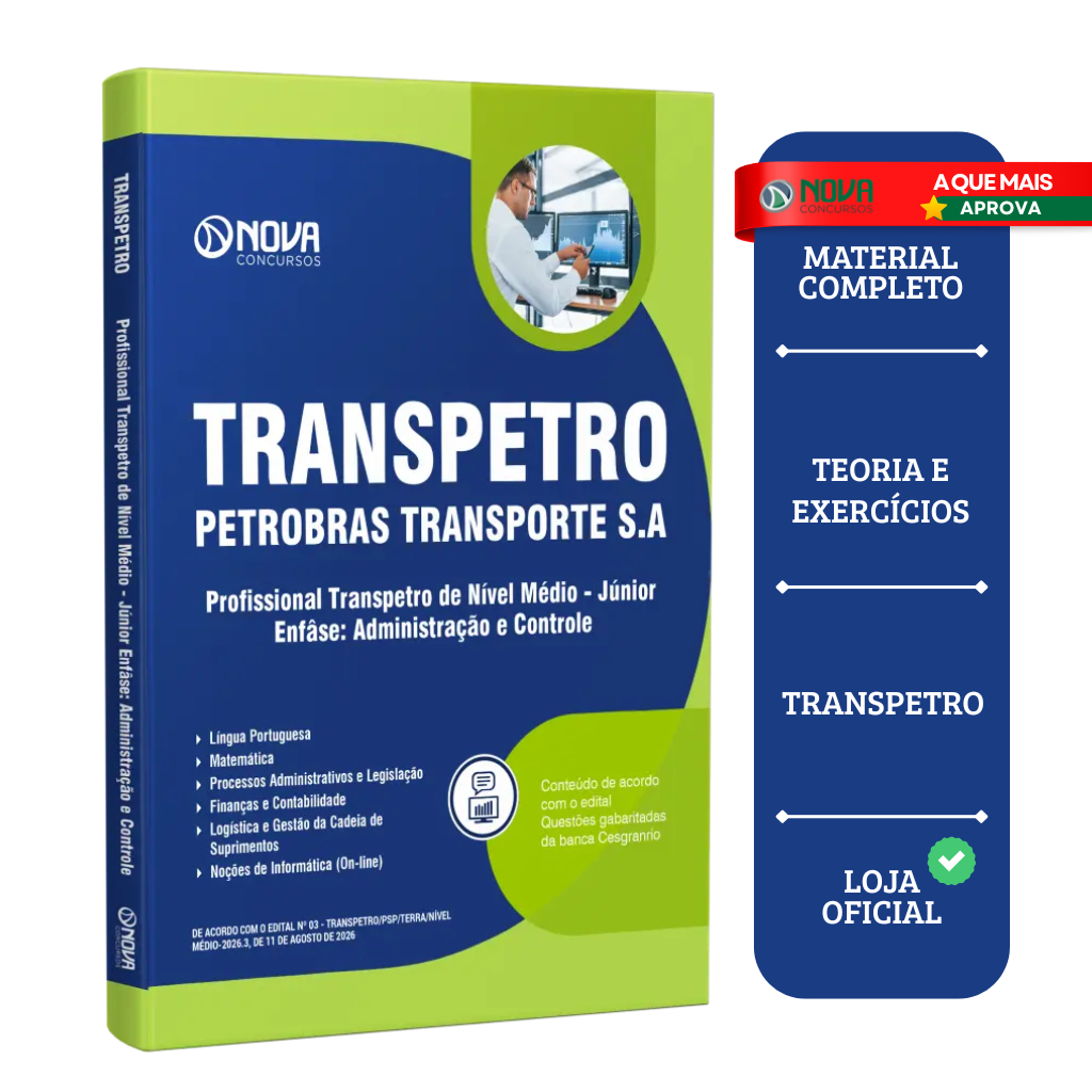 Apostila Transpetro 2026 - Administração e Controle