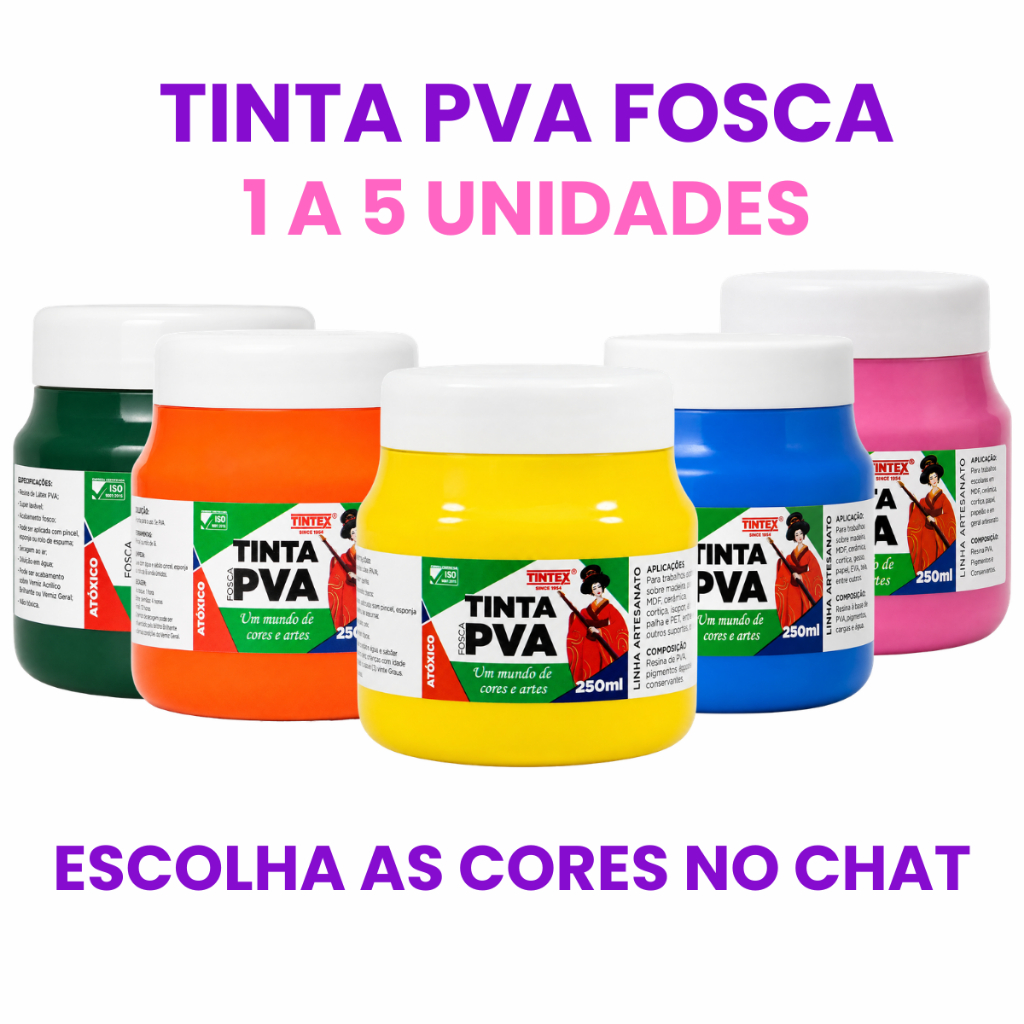 Tinta PVA Fosca - TINTEX | 250ml