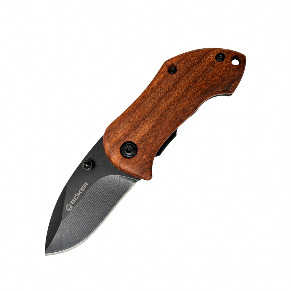 Canivete Mini Boker Dgm Tatico Caça Camping Madeira