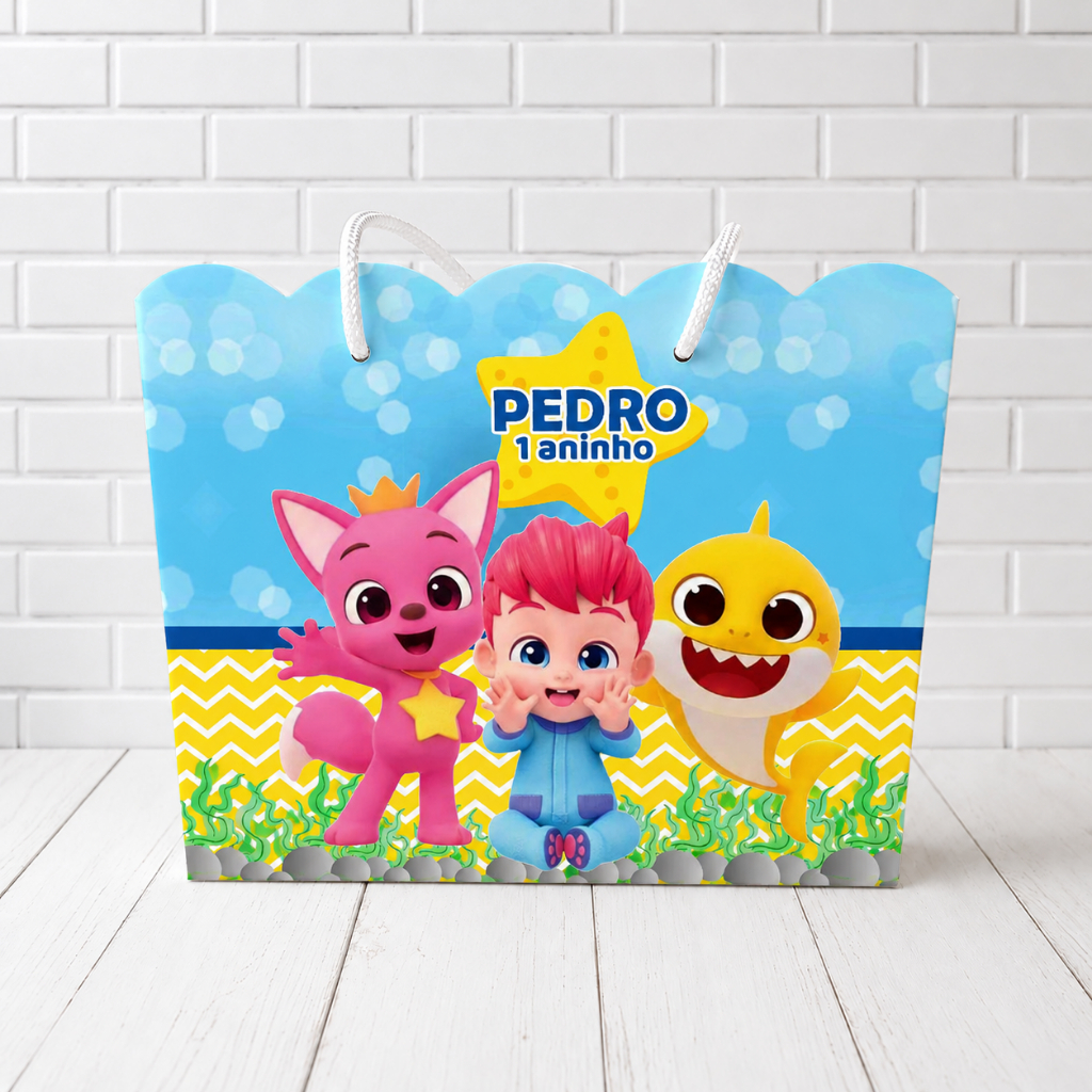 Sacolinha Bebefinn Personalizada | Sacola | Lembrancinha Aniversário BEBEFINN PEGUE E MONTE