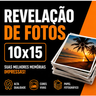 Revelação de Fotos - 10X15 | Kit de 10 a 50 unidades | Alta Qualidade | Envio Rápido | Cores Vivas | Fotos Perfeitas