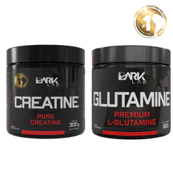 Kit Creatina Monohidratada Pura 300g + Glutamina 150g - Dark Lab