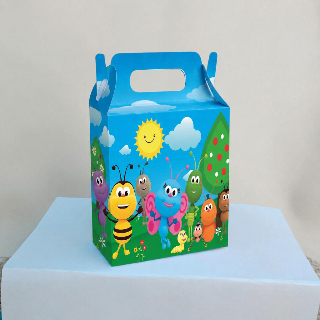 Caixa maleta Festa bichikids Personalizado Lembrancinhas Festa infantil Caixinhas Personalizadas PEGUE MONTE
