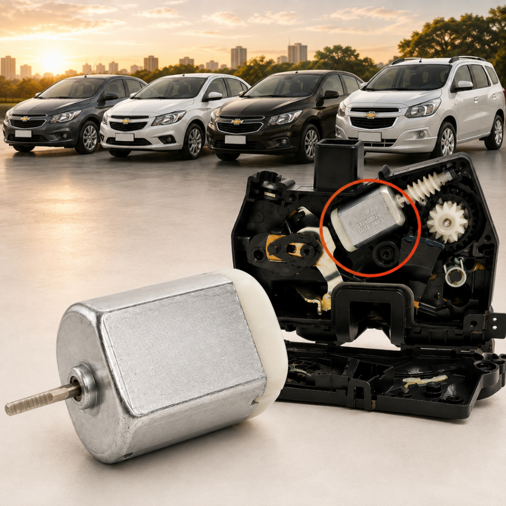Motor Reparo Da Fechadura De Porta GM Onix, Spin, Cobalt, Prisma de 2012 a 2019