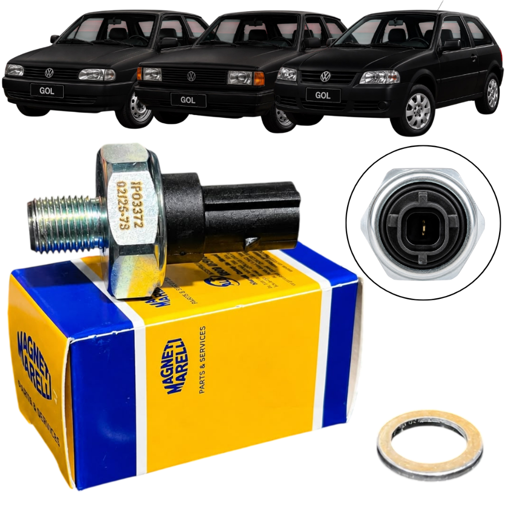 Interruptor Cebolinha Óleo Gol G1 G2 G3 G4 1.6 1.8 Saveiro Santana Motor AP Original Magneti Marelli