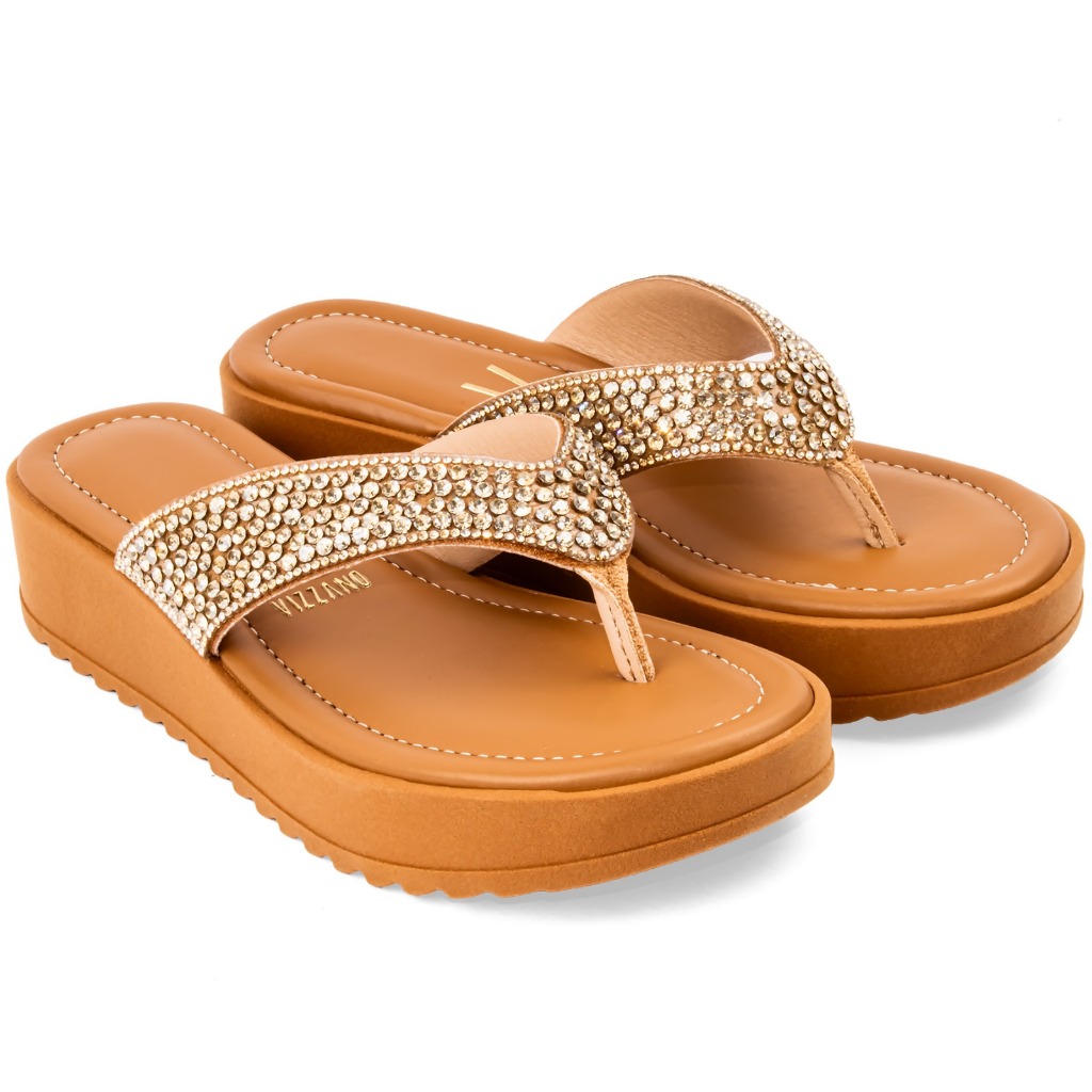 Tamanco Vizzano Feminino Plataforma Brilho Original 6492-341 — imagem 2 de 2