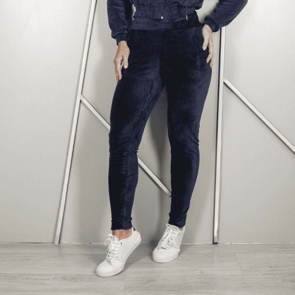 Calça Feminina Plush Peluciada Marrom Jogger Quentinha Sem Bolsos Inverno Macia Confortável Cintura Alta