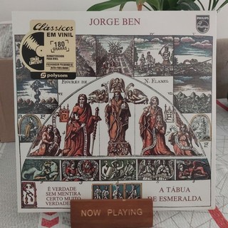LP Jorge Ben - A Tábua de Esmeralda (LACRADO) Polysom Disco de Vinil