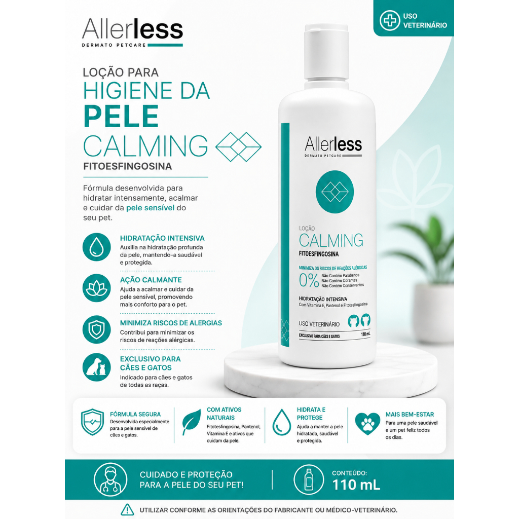 Allerless Shampoo Calming 240ml - USO VET