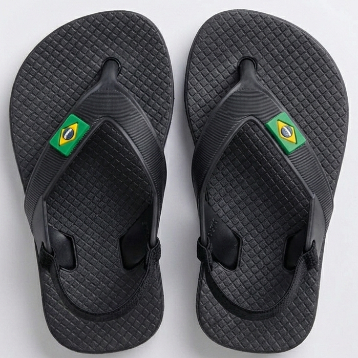 Chinelo Masculino Baby Feminino Com Elástico Confortável Resistente Antiderrapante Passeio Dia a Dia Escola19 ao 24