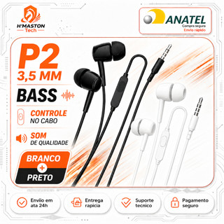 H'Maston EJ42 Fone p2 Com Fio Fone De Ouvido Com Fio Fone Com Fio Fone De Fio Fone Ouvido Fone Com Microfone Fone Tipo C