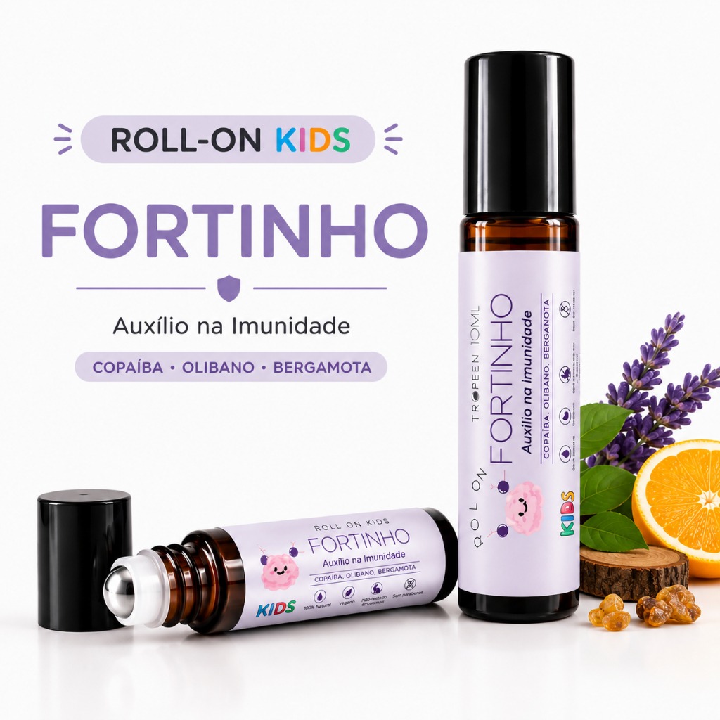 Blend Roll-on Tô Fortinho Óleo Essenciais Infantil Crianças Linha Kids 10 mL