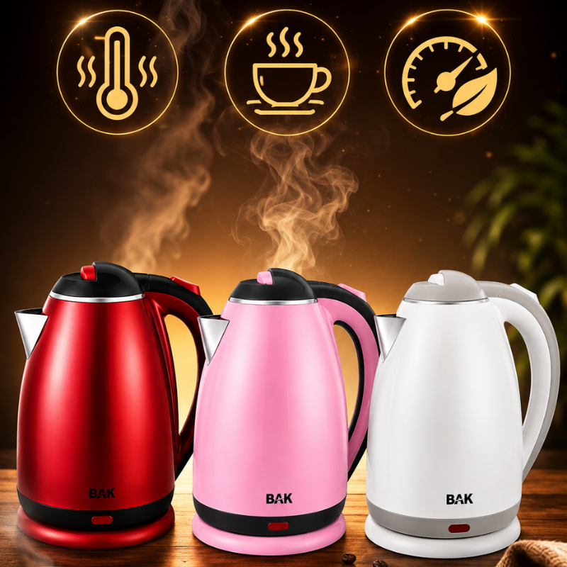 Jarra Chaleira Elétrica 1.8L Desligamento Automático 1100W 127VÁgua Quente Rápido Café Chá Chimarrão