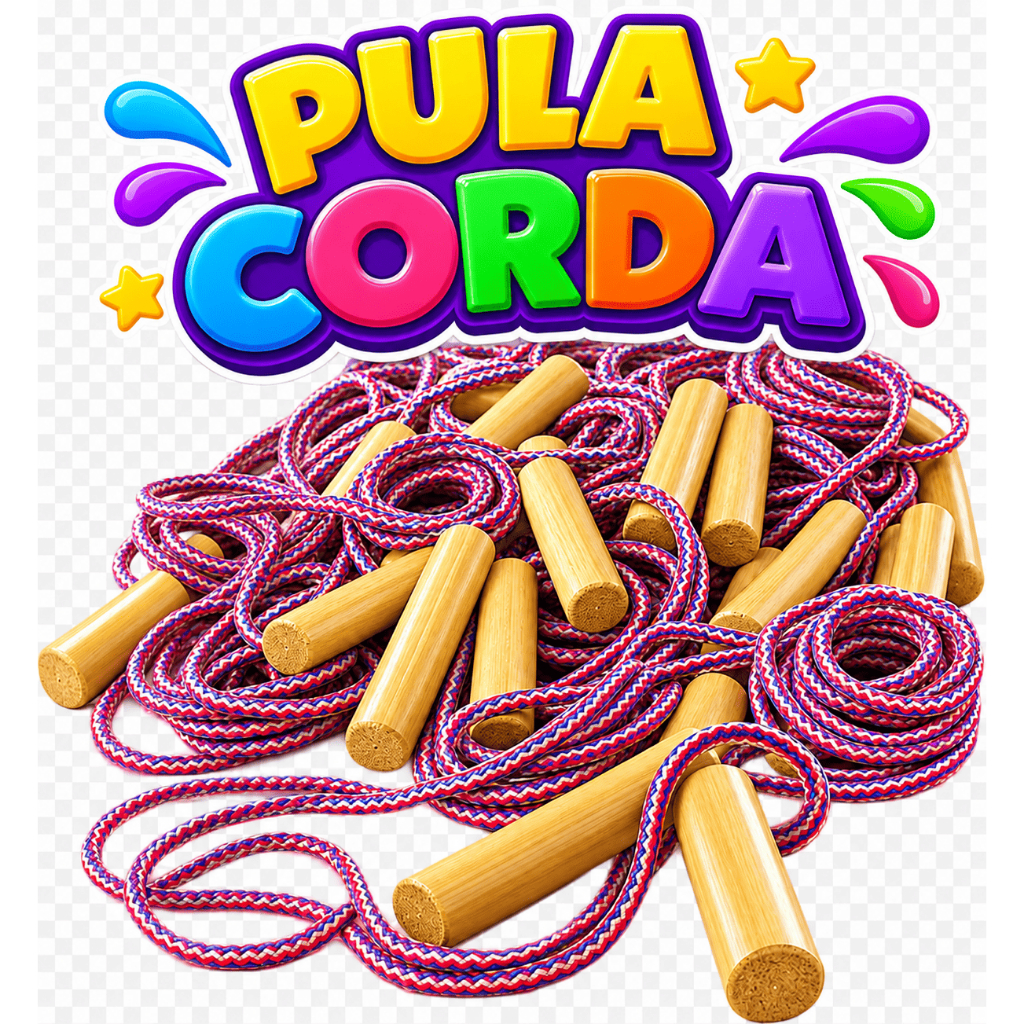 Pula Corda Brinquedo de Pular Infantil Kit Festa Aniversário Lembrancinha Criança Prenda