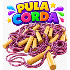 Pula Corda Brinquedo de Pular Infantil Kit Festa Aniversário Lembrancinha Criança Prenda