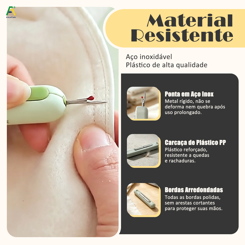 Passador de Linha na Agulha 2 em 1 Costura Cortador de Linha Abridor de Costura Enfiador de Agulha Manual · foto 2