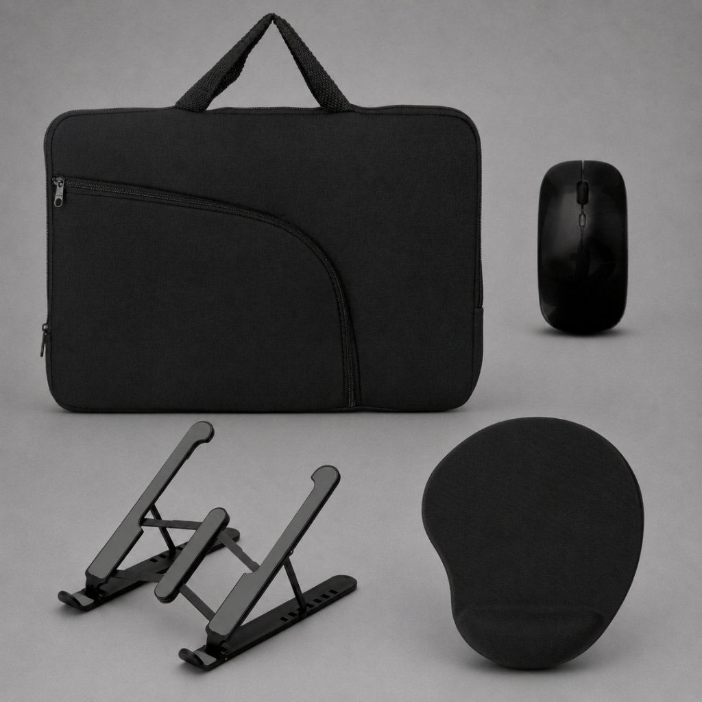 Capa Case Mouse Sem Fio Suporte Ergonômico Mousepad Portátil