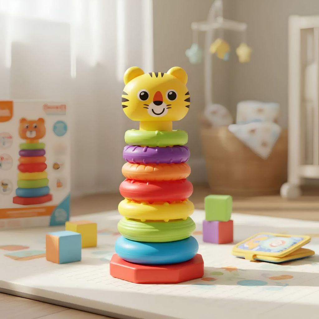 Torre Divertida Brinquedo Bebes Praia água Brinquedo Educativo Crianças Números Letras Color ToyMix