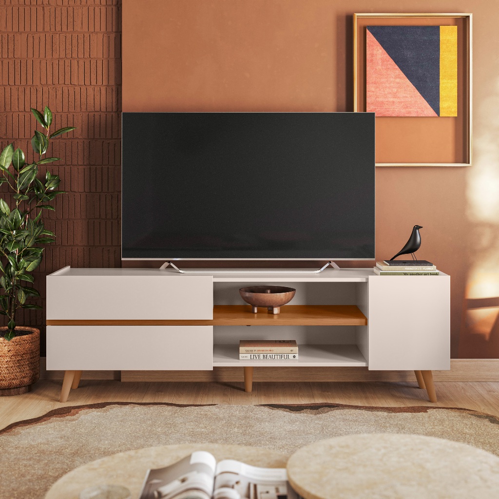 Rack para TV até "65 3 Portas Purus - Colibri