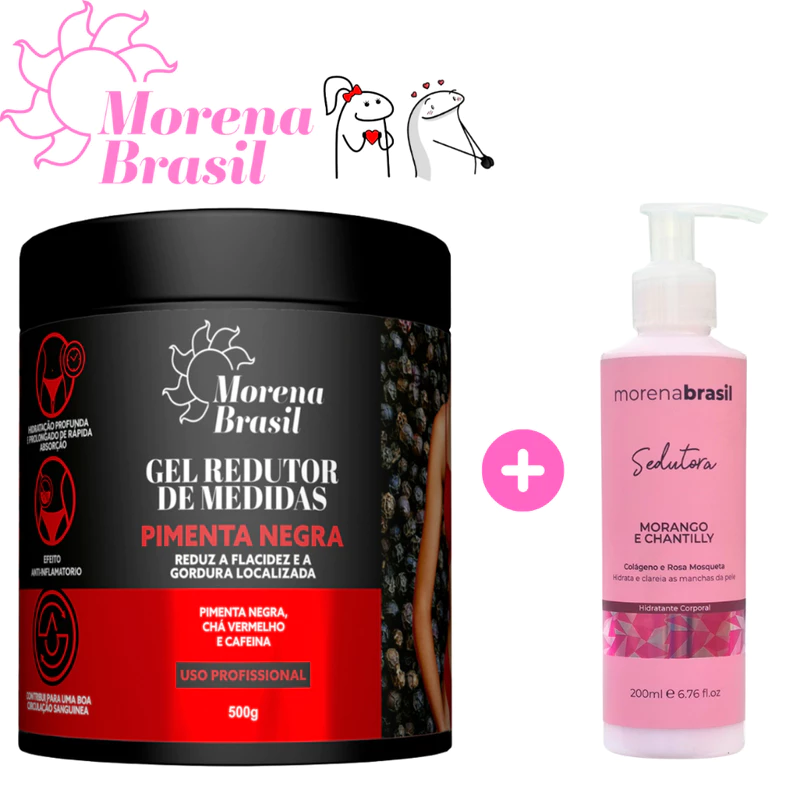 Gel Massageador Corporal Profissional 500g com Pimenta Negra