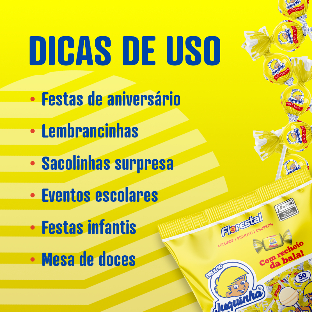 Doce Fitinha Juquinha Tutti Frutti Display 25 Unidades Mastigável — imagem 2 de 2