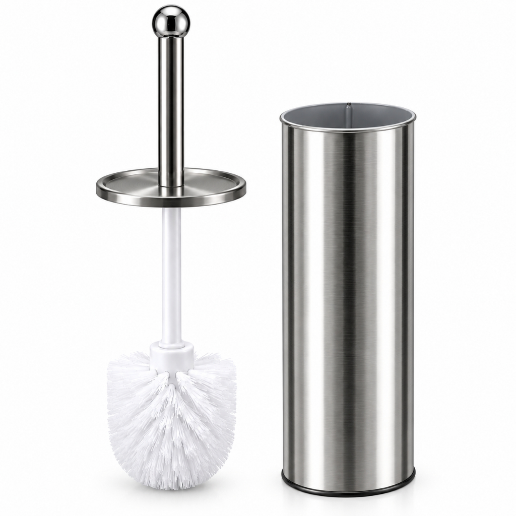 Escova De Vaso Sanitário De Inox Para Banheiro Privada Vaso Sanitário