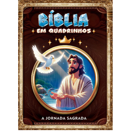 Bíblia Infantil em Quadrinhos A Jornada Sagrada -  Histórias Bíblicas Para Crianças +6 Anos