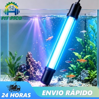 Esterilizador UV 7W‑13W Lâmpada Ultravioleta para Aquário Limpador de Água Tanque de Peixes