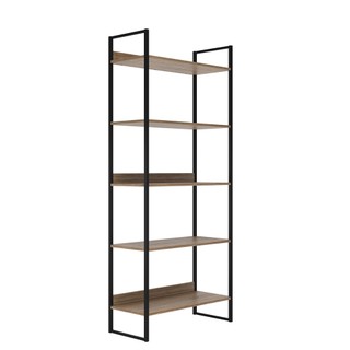 Estante Industrial Decorativa Madeira Laminada e Metal Organizador Multiuso Para Sala Quarto Escritório Home Office