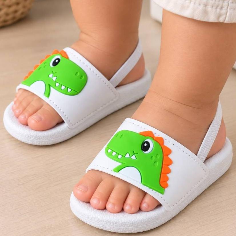 Chinelo Slide Bebê Menino Menina Personalizado Casual Com Elástico 16ao25