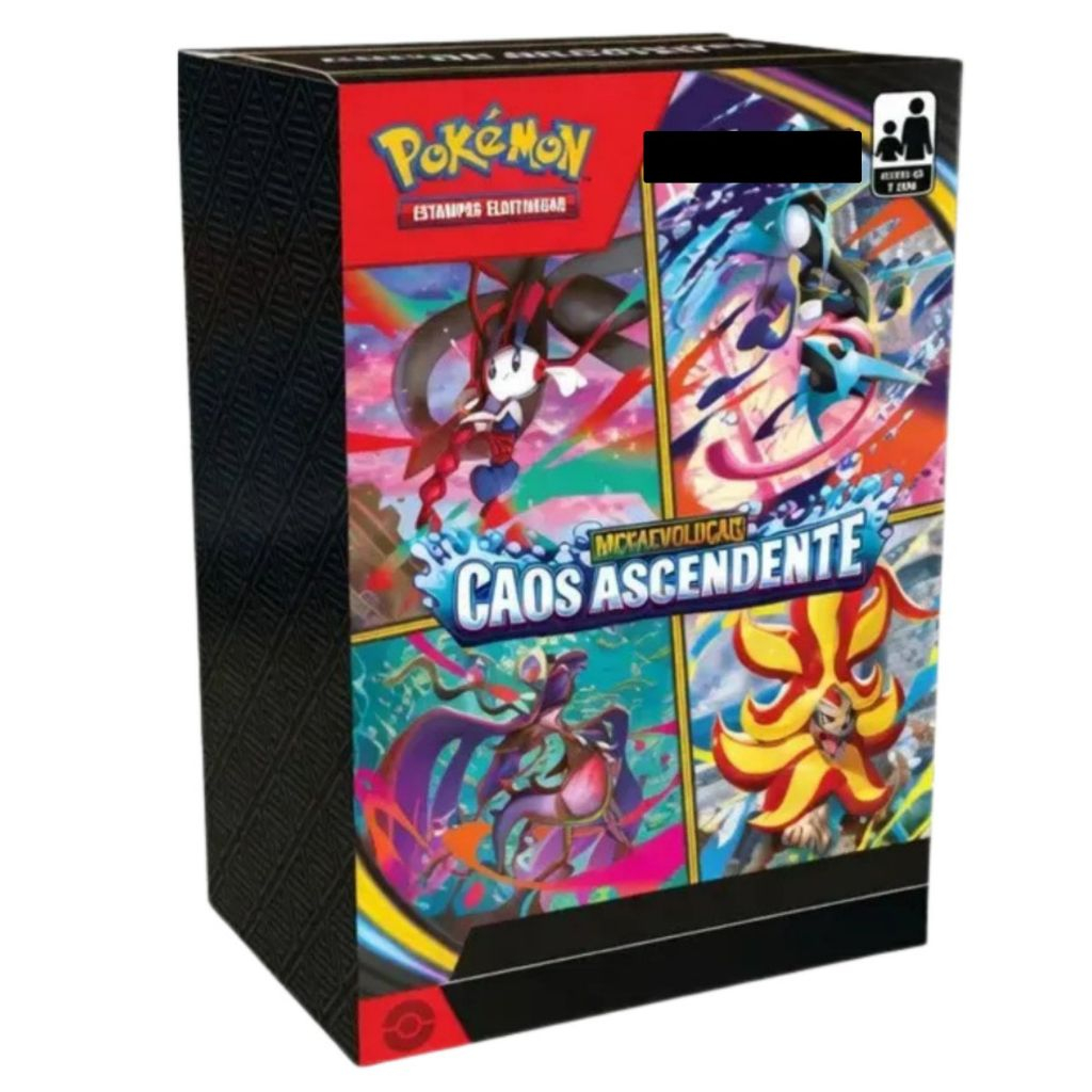 Cartas Pokémon Caos Ascendente ME04 Kit 10/20/50 Cartas Sortidas | Opção Brilhante