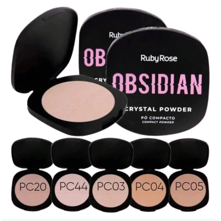 PO COMPACTO - OBSIDIAN - RUBY ROSE - PC05