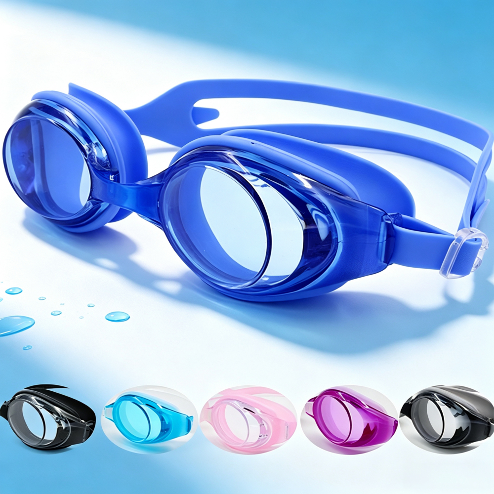 Óculos De Natação Infantil  Silicone Selo Anti-Nevoeiro À Prova Dwaterproof Água Meninos Meninas Profis