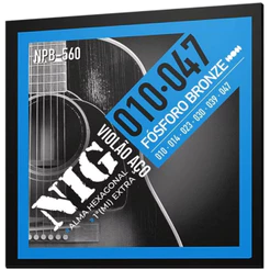 Encordoamento P/ Violão Aço Nig - NPB560 .010 - 57