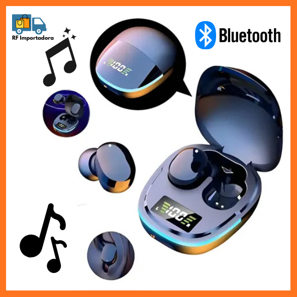 Fone De Ouvido Bluetooth Gaming TWS G9S Sem Fio Com Microfone Som Estéreo
