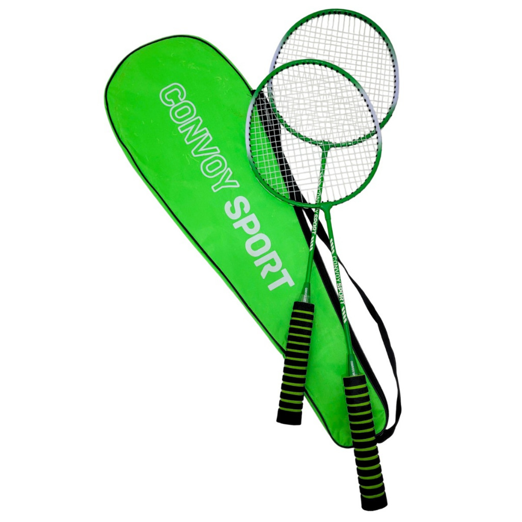 Kit Badminton 2 Raquetes Com Bolsa Transporte Jogo Esporte Treino Lazer Diversão Iniciante