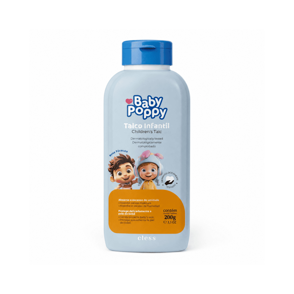 Talco Infantil Baby Poppy 200g