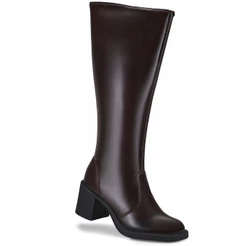 Bota Feminina Cano Alto Salto Bloco Conforto Elegante Montaria 989