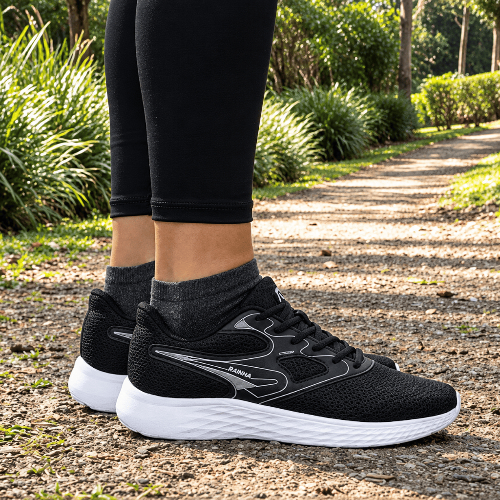 Tênis Masculino Unissex Rainha Star Esportivo Leve Caminhada Academia Treino