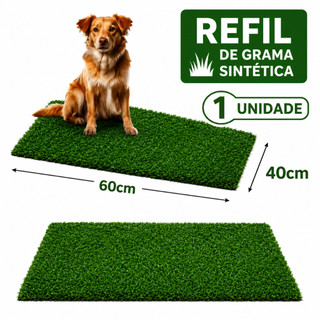 Tapete Higiênico de grama para pets cães xixi lavável