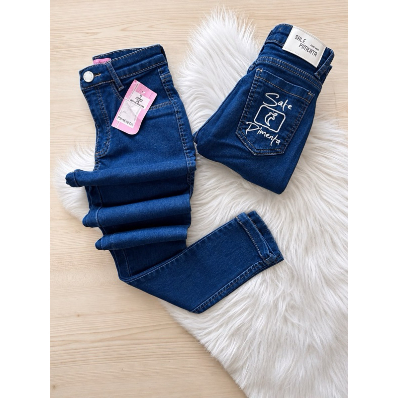 Calça Jeans feminina grafite 34 ao 44 - Sal e pimenta