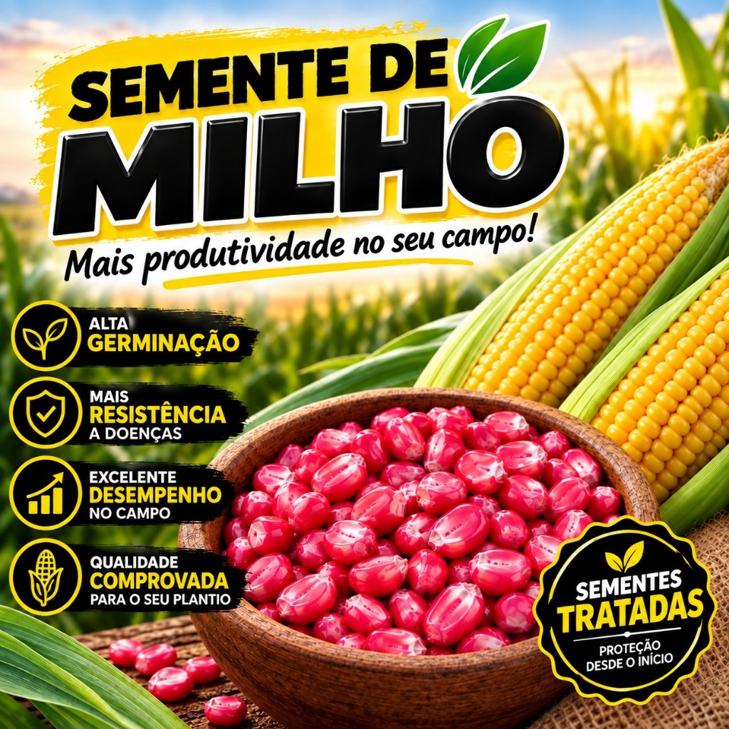Semente de Milho para Pamonha, Cural e Milho Cozido